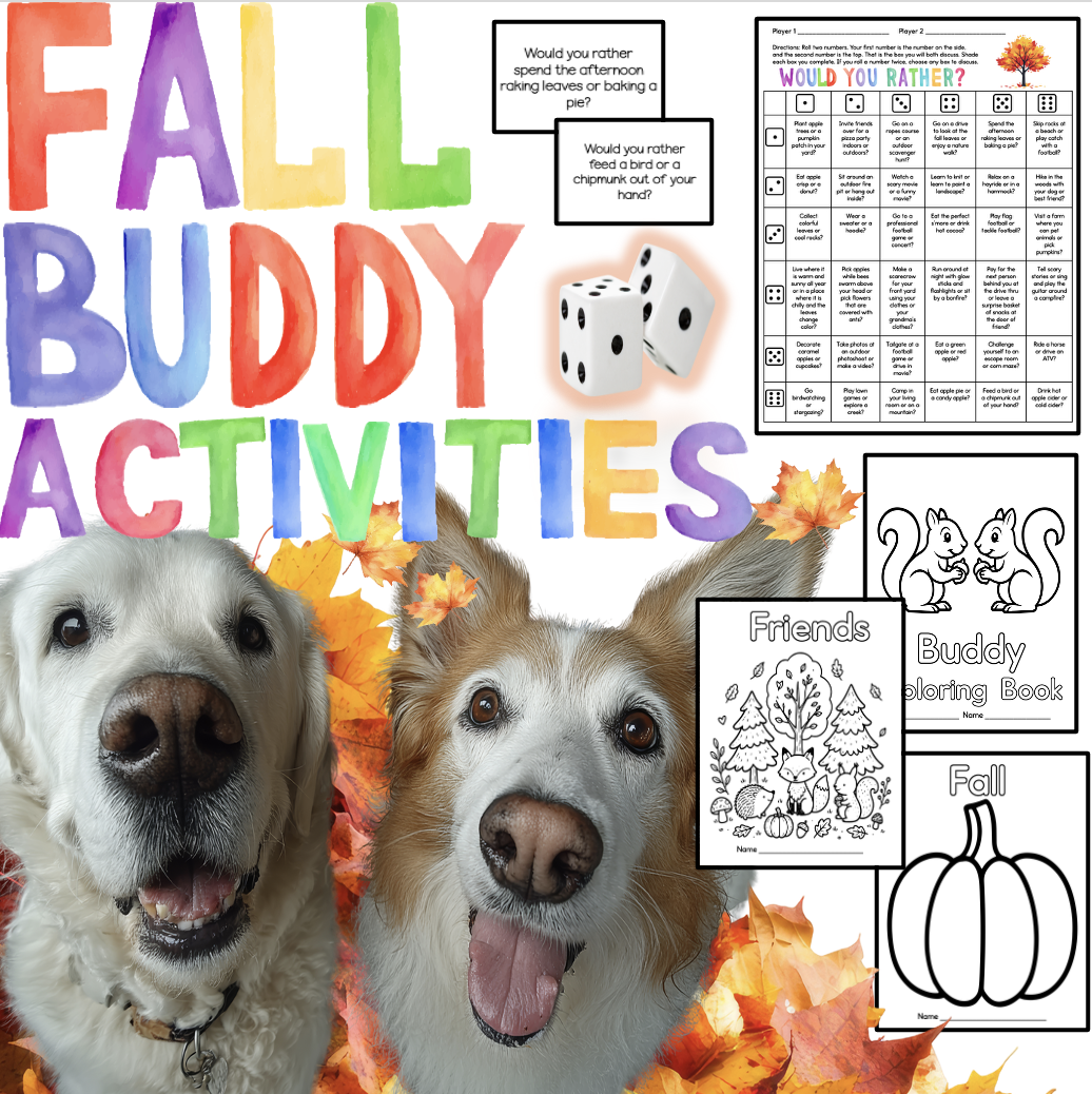 Fall Activities for Big Buddies and Little Buddies